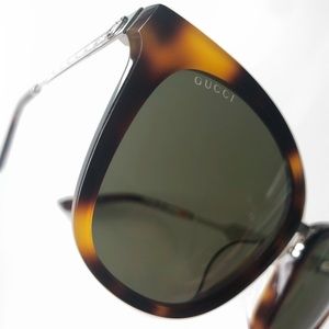Gucci tortoiseshell sunglasses
